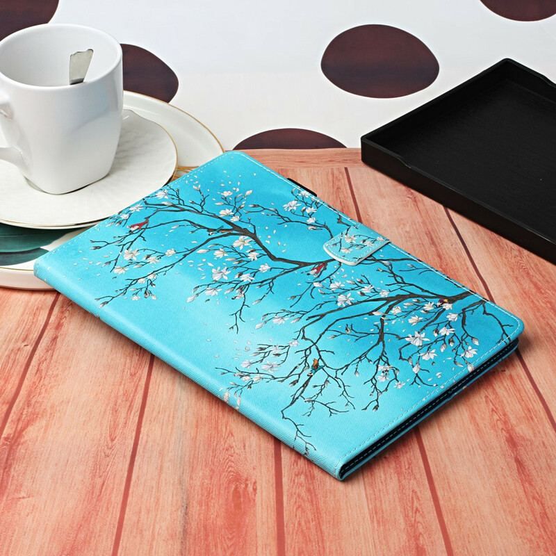 Flip Cover Samsung Galaxy Tab S8 / Tab S7 Blomstrende Grene