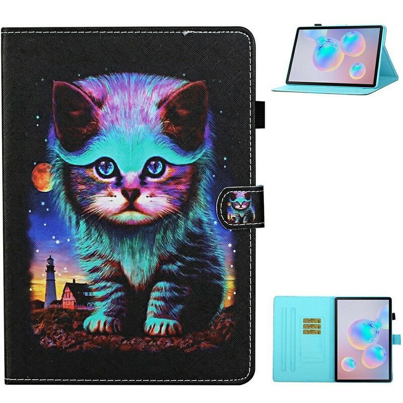 Flip Cover Samsung Galaxy Tab S8 / Tab S7 Elektrisk Kat