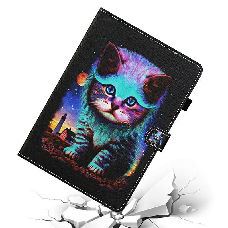 Flip Cover Samsung Galaxy Tab S8 / Tab S7 Elektrisk Kat