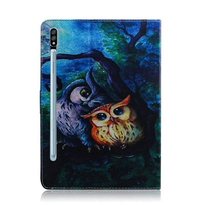 Flip Cover Samsung Galaxy Tab S8 / Tab S7 Maler Ugler