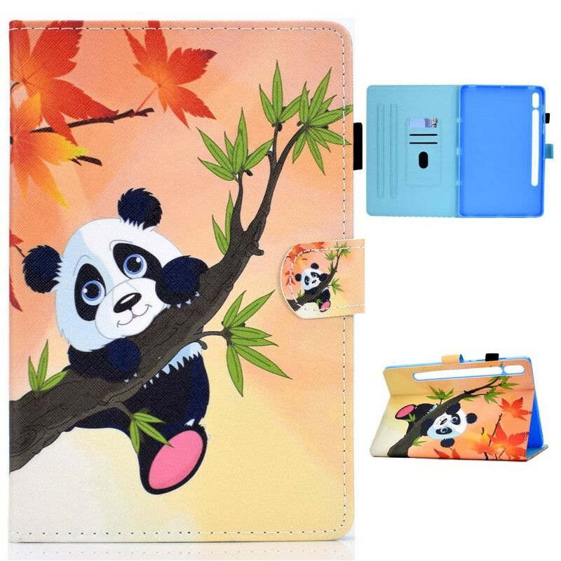 Flip Cover Samsung Galaxy Tab S8 / Tab S7 Sød Panda