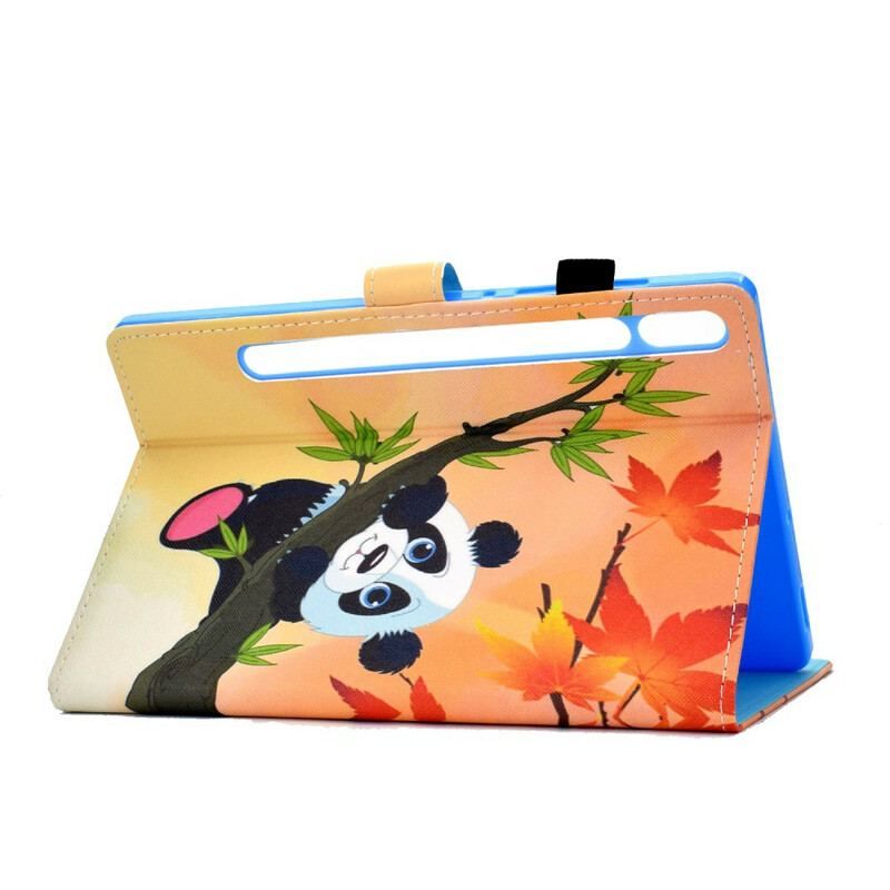 Flip Cover Samsung Galaxy Tab S8 / Tab S7 Sød Panda