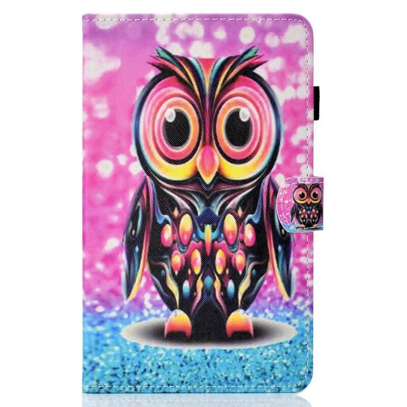 Flip Cover Samsung Galaxy Tab S8 / Tab S7 Sprængt Ugle