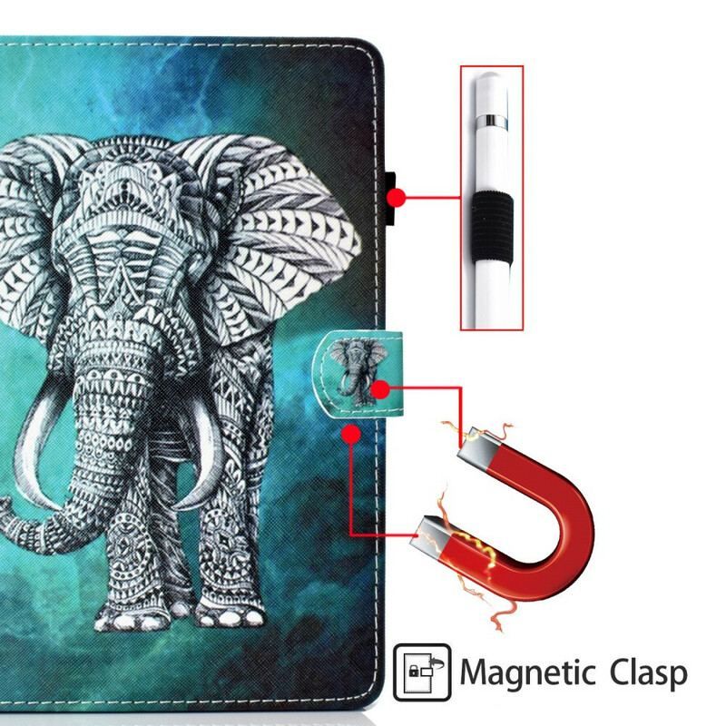 Flip Cover Samsung Galaxy Tab S8 / Tab S7 Stammeelefant