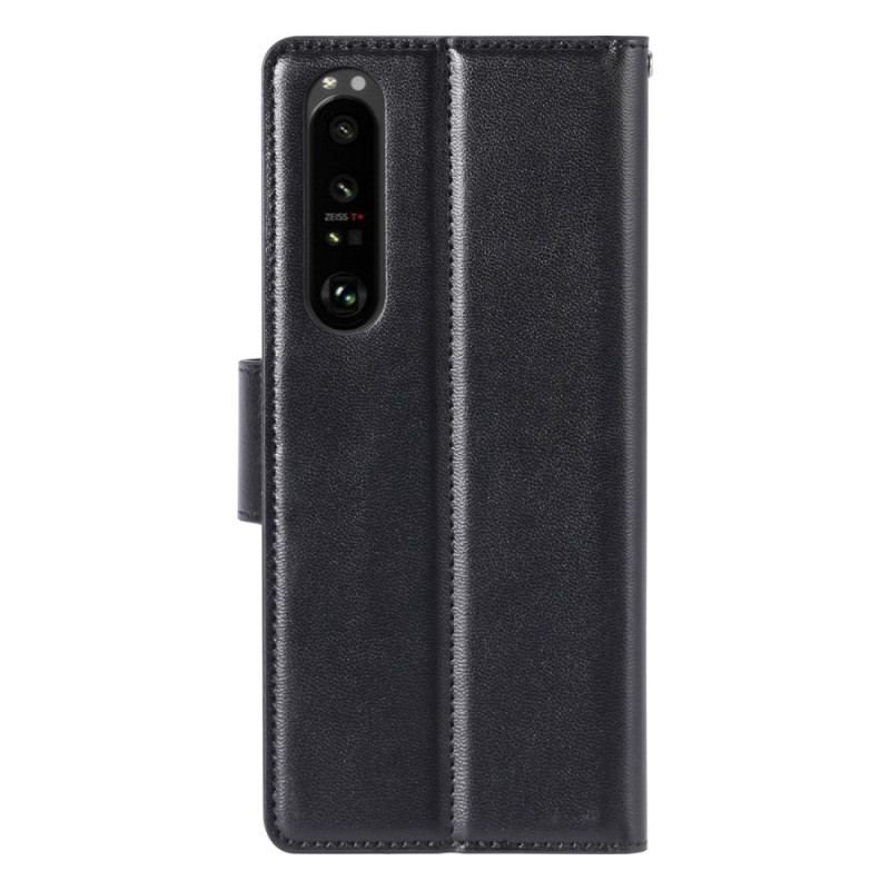 Flip Cover Sony Xperia 5 IV Hanman Lædereffekt