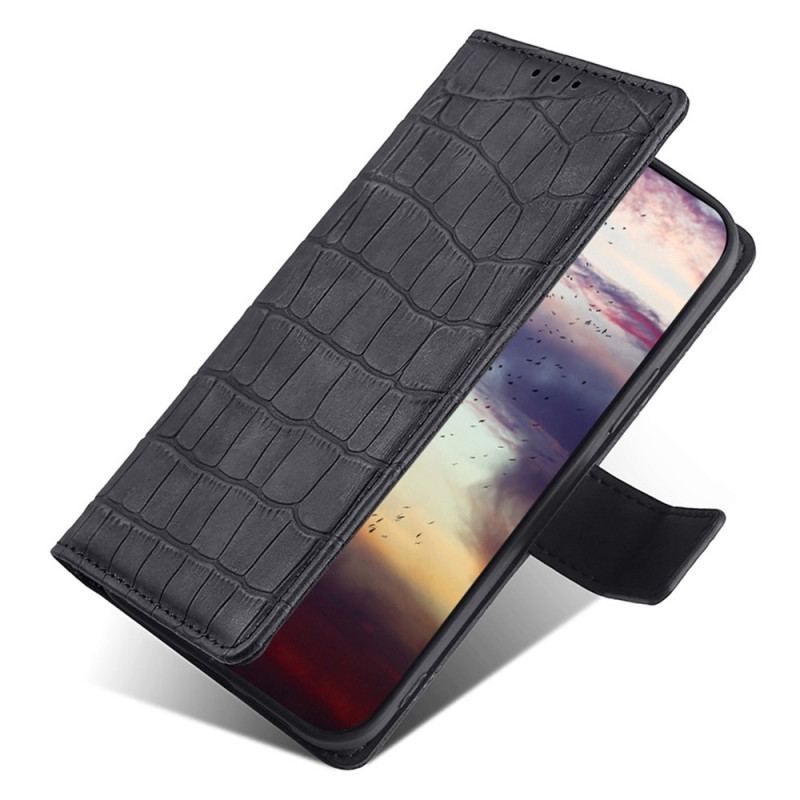 Flip Cover Sony Xperia 5 IV Krokodillehudstil