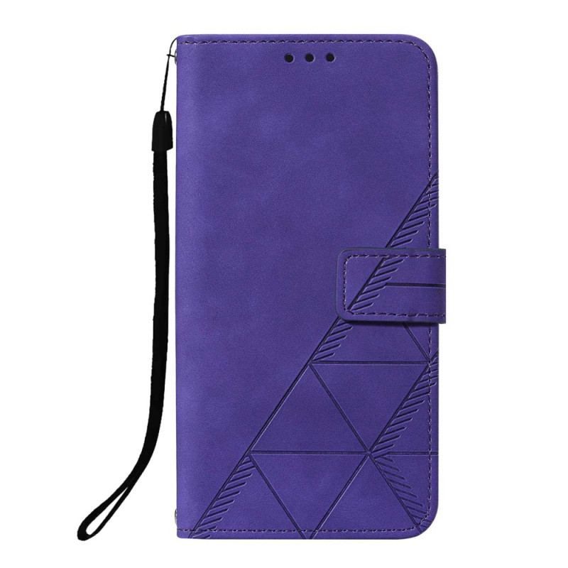 Flip Cover Vivo Y21 Pyramide Lædereffekt