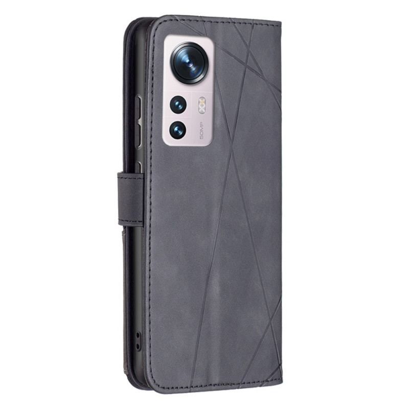 Flip Cover Xiaomi 12 / 12X Binfen Farvetrekanter