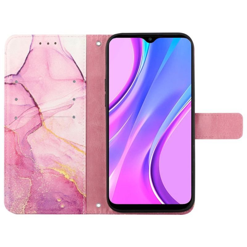 Flip Cover Xiaomi 12 / 12X Med Snor Strip Marmor