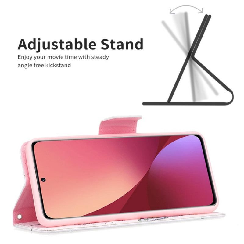 Flip Cover Xiaomi 12 / 12X Sommerfugle