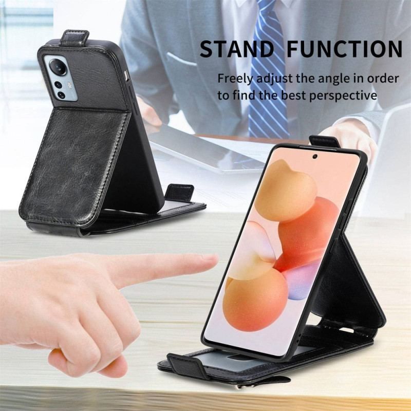 Flip Cover Xiaomi 12 Lite Punge Etui Læder Cover Lodret Flip Med Pung