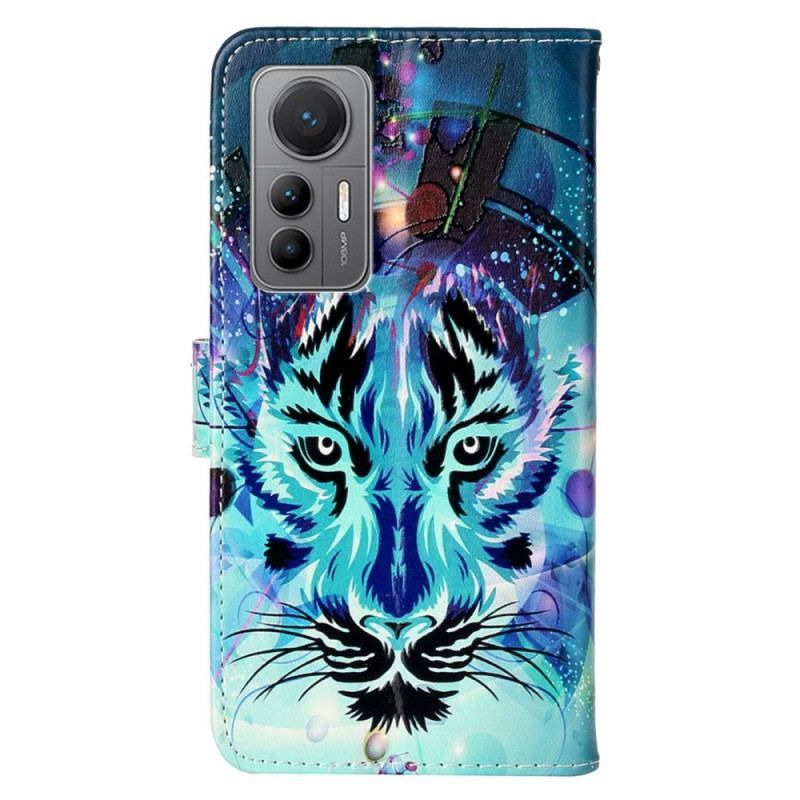 Flip Cover Xiaomi 12 Lite Tiger Med Snor