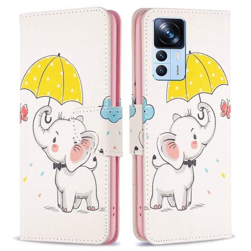 Flip Cover Xiaomi 12T / 12T Pro Baby Elefant