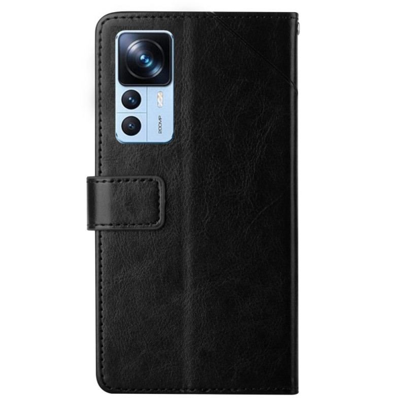 Flip Cover Xiaomi 12T / 12T Pro Med Snor Rem Design