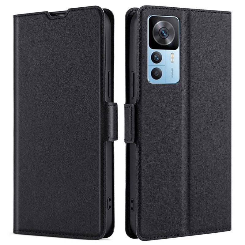 Flip Cover Xiaomi 12T / 12T Pro Ultra Fint Kunstlæder