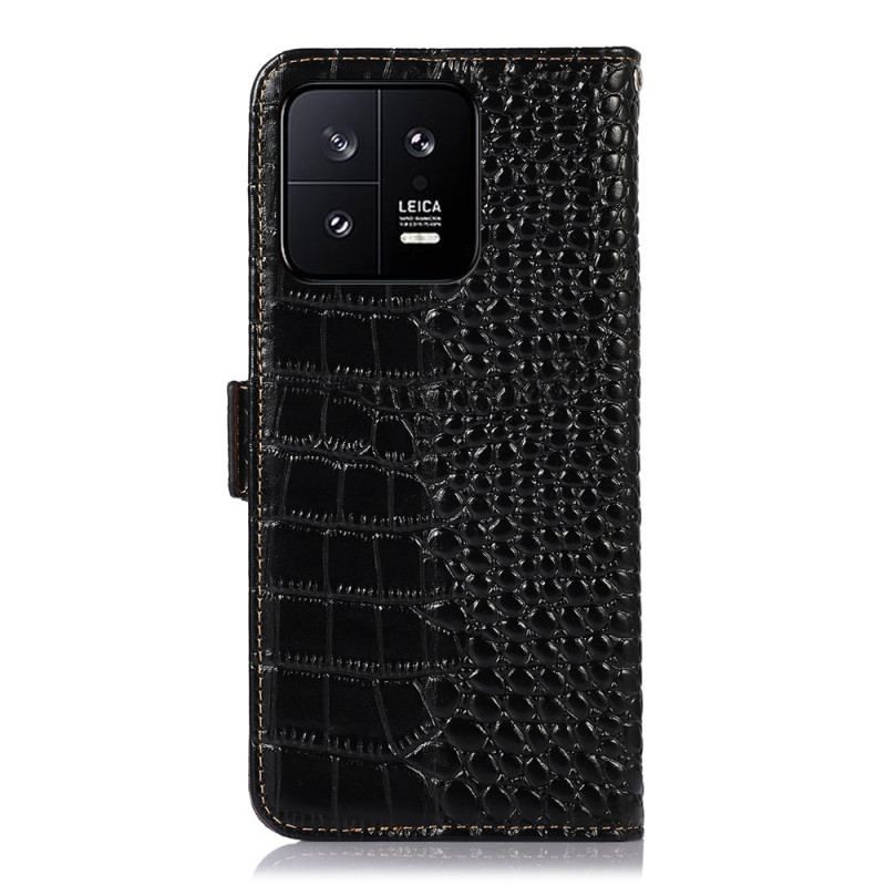 Flip Cover Xiaomi 13 Crocodile Style Rfid