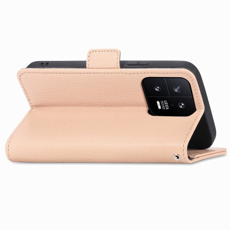 Flip Cover Xiaomi 13 Dekorative Blomster