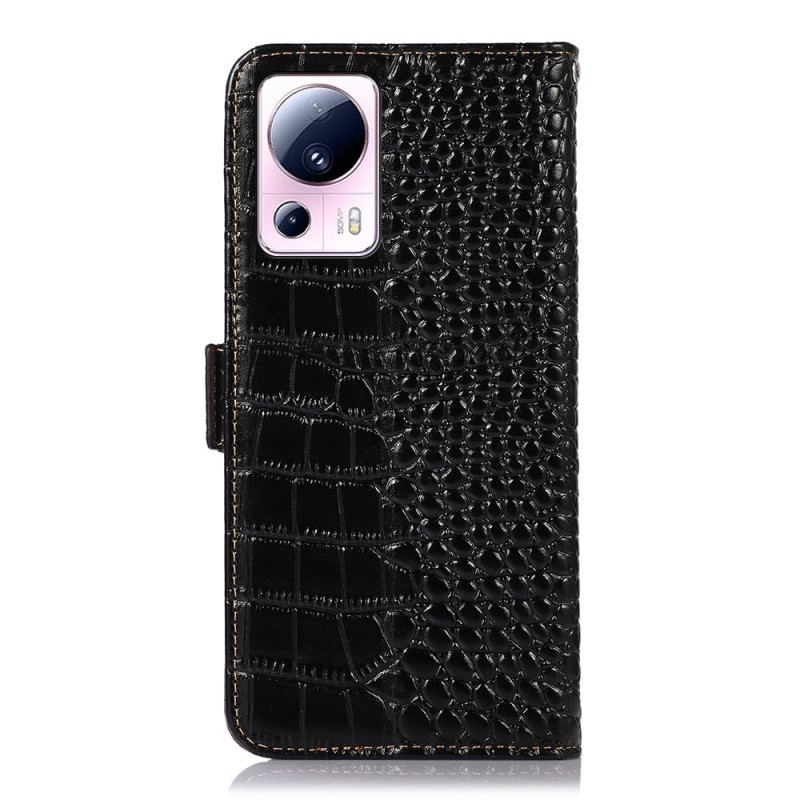 Flip Cover Xiaomi 13 Lite Crocodile Style Rfid