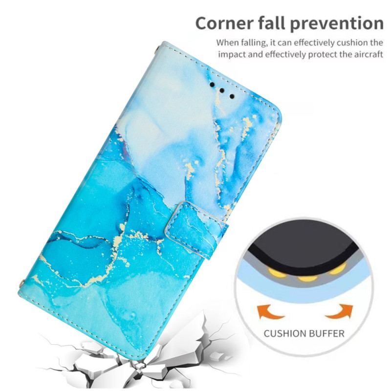 Flip Cover Xiaomi 13 Marmor Skulderrem