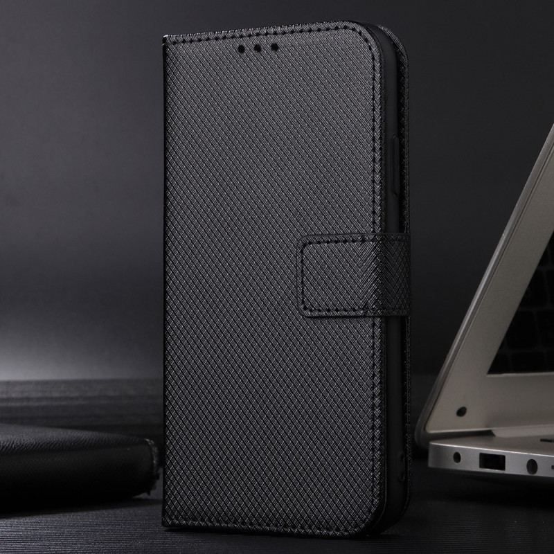 Flip Cover Xiaomi 13 Med Snor Stilfuldt Strappy Imiteret Læder