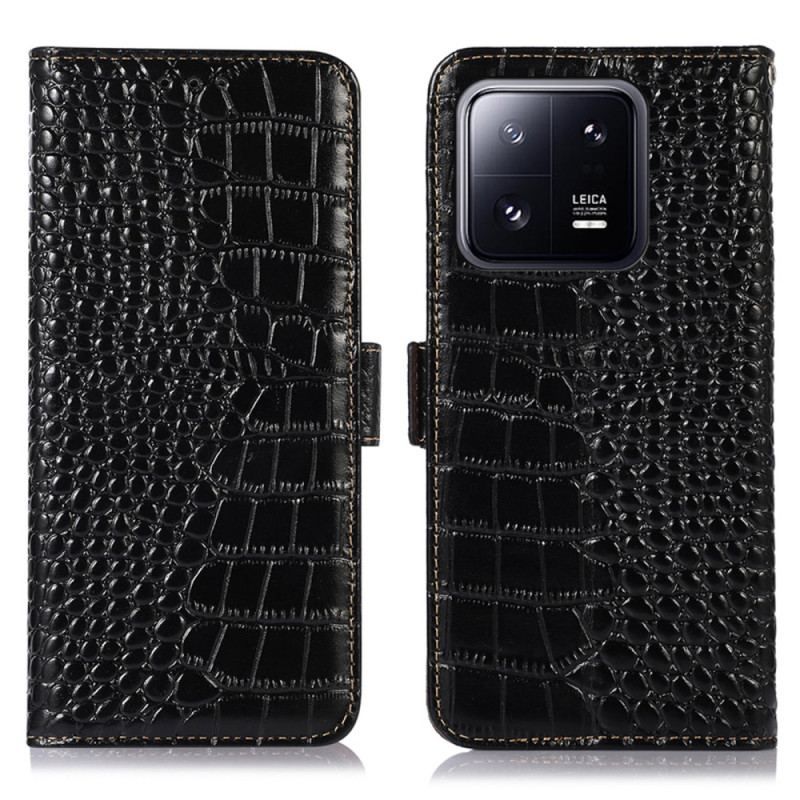 Flip Cover Xiaomi 13 Pro Crocodile Style Rfid