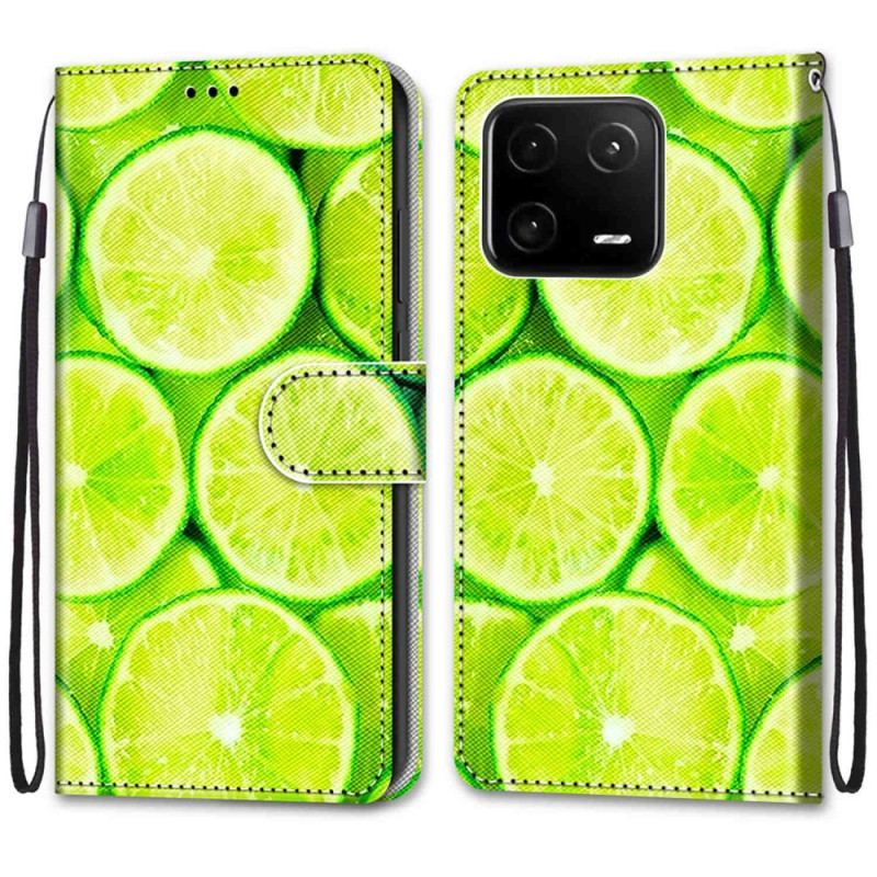 Flip Cover Xiaomi 13 Pro Limefrugter