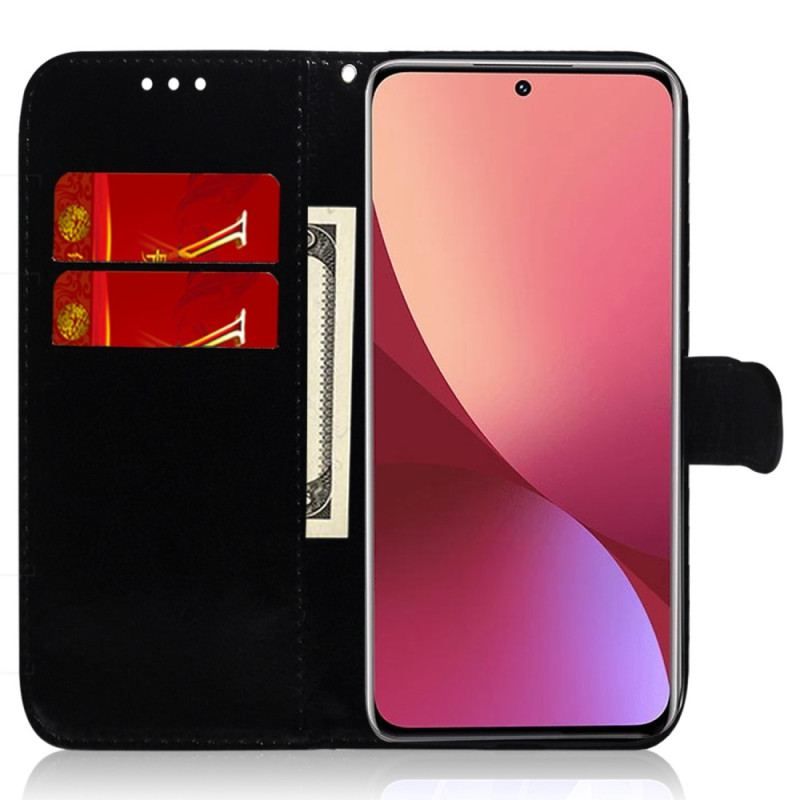 Flip Cover Xiaomi 13 Pro Med Snor Strappy Disco Style