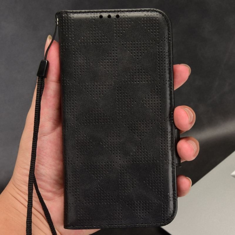 Flip Cover Xiaomi 13 Pro Trekanter Med Snor