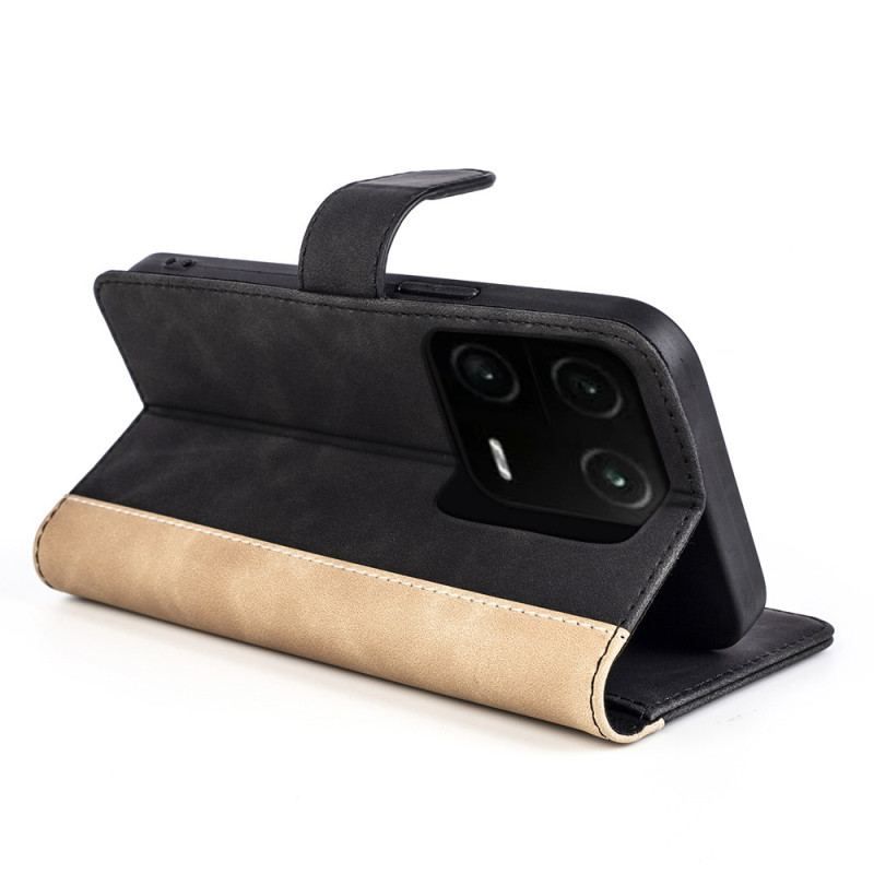 Flip Cover Xiaomi 13 Pro Wave Læder Stil