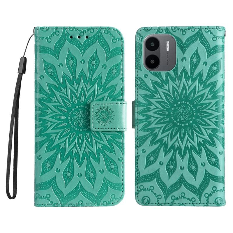 Flip Cover Xiaomi Redmi A1 Med Snor Thong Sun