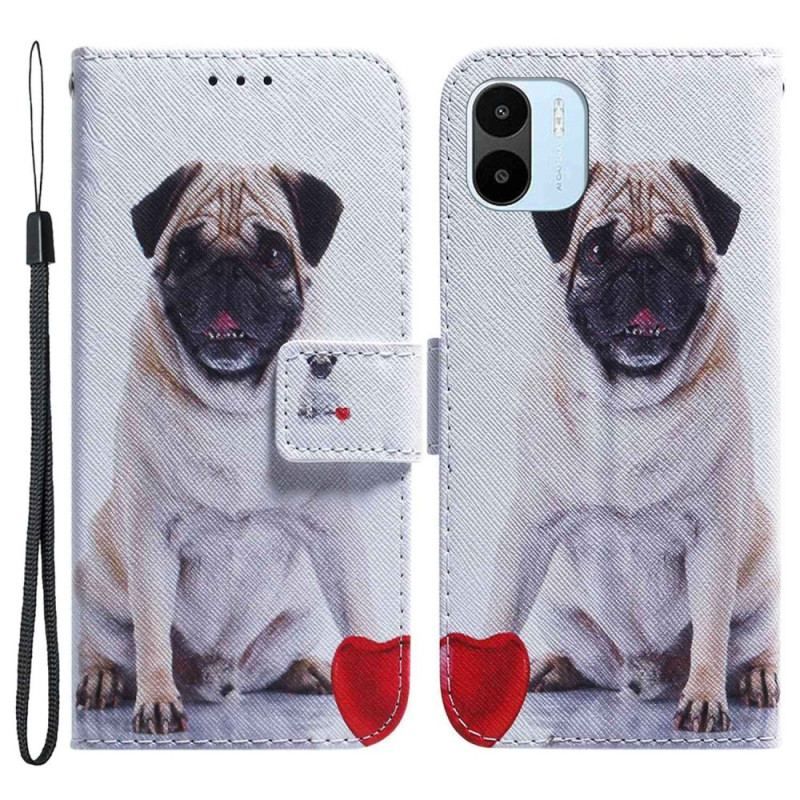 Flip Cover Xiaomi Redmi A1 Mops Hund