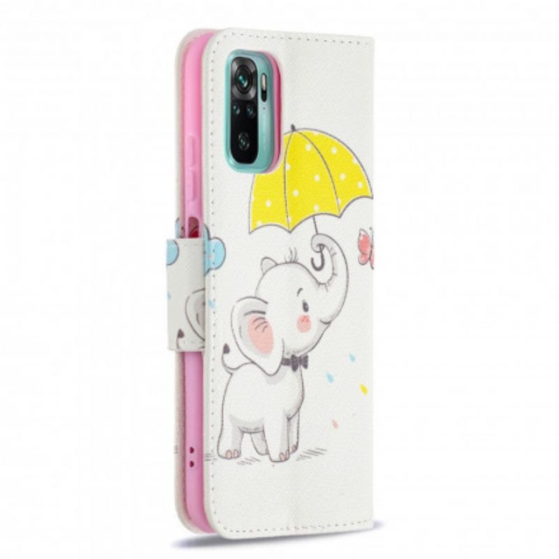 Flip Cover Xiaomi Redmi Note 10 / 10S Baby Elefant