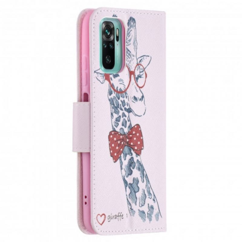 Flip Cover Xiaomi Redmi Note 10 / 10S Brainy Giraf