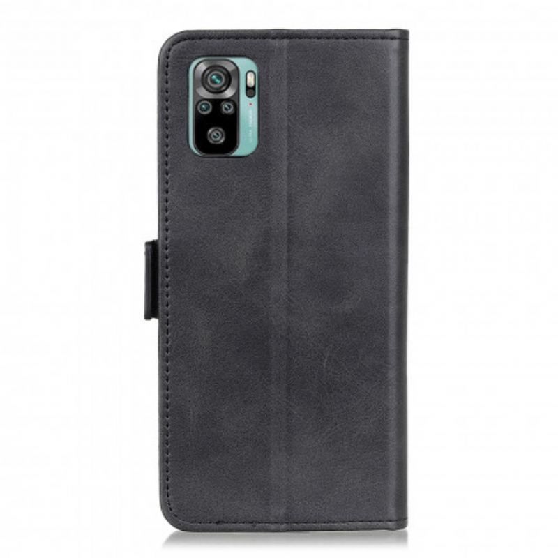 Flip Cover Xiaomi Redmi Note 10 / 10S Læder Cover Dobbelt Klap