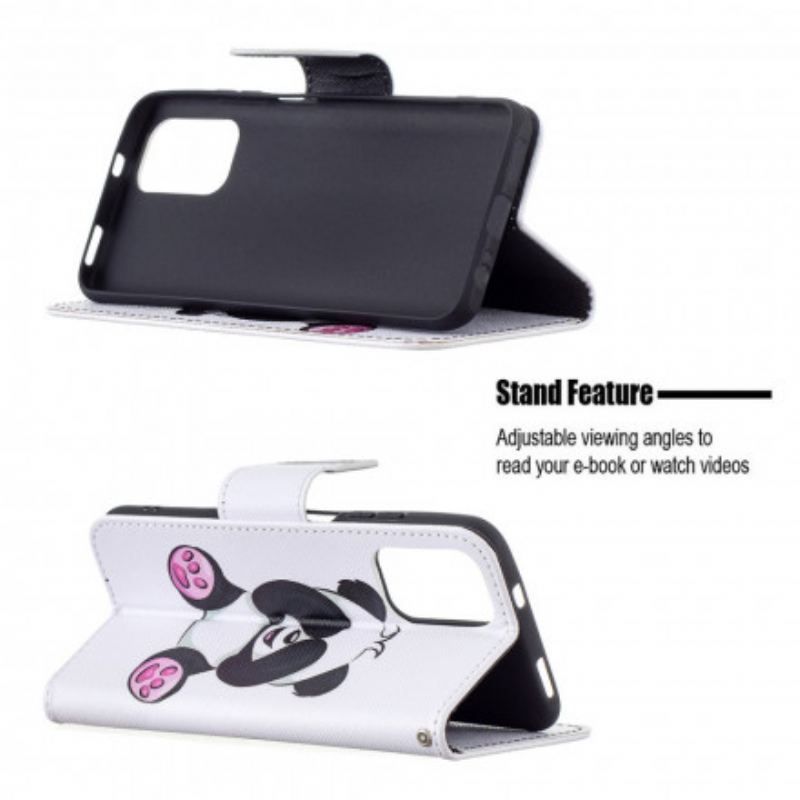 Flip Cover Xiaomi Redmi Note 10 / 10S Panda Sjov