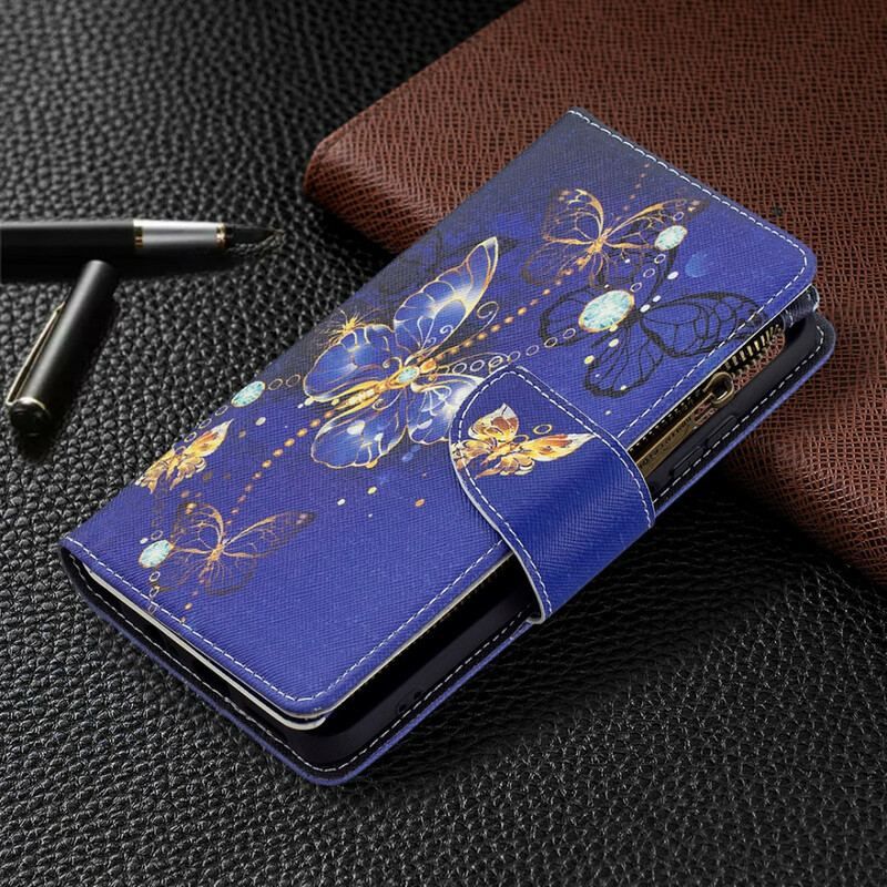 Flip Cover Xiaomi Redmi Note 10 / 10S Sommerfugle Lynlåslomme