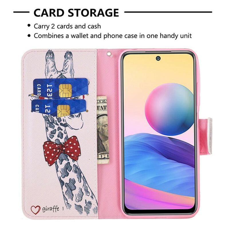 Flip Cover Xiaomi Redmi Note 10 5G Brainy Giraf