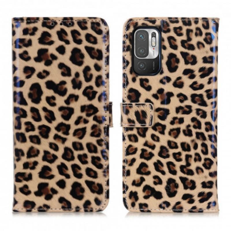 Flip Cover Xiaomi Redmi Note 10 5G Leopard