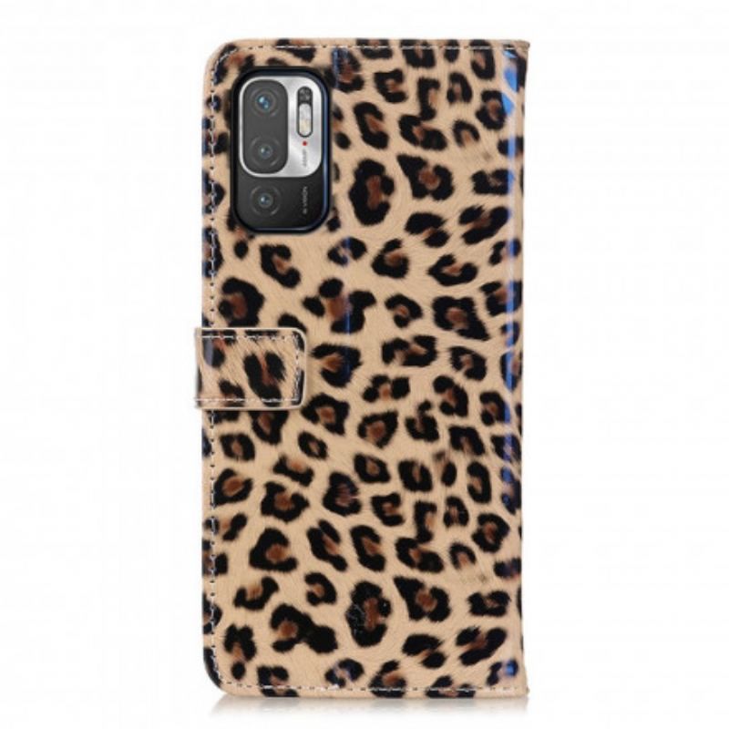 Flip Cover Xiaomi Redmi Note 10 5G Leopard