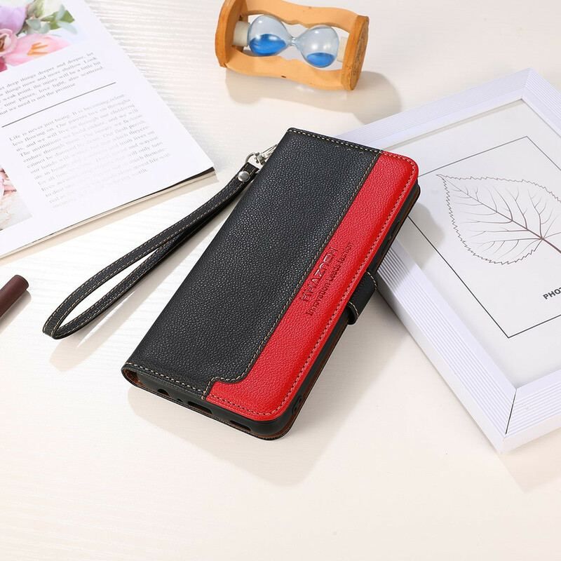 Flip Cover Xiaomi Redmi Note 10 5G Lychee Style Rfid