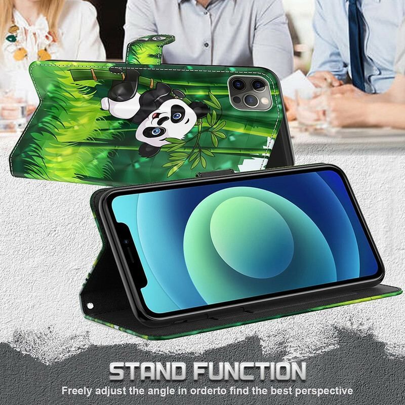 Flip Cover Xiaomi Redmi Note 10 5G Panda Og Bambus