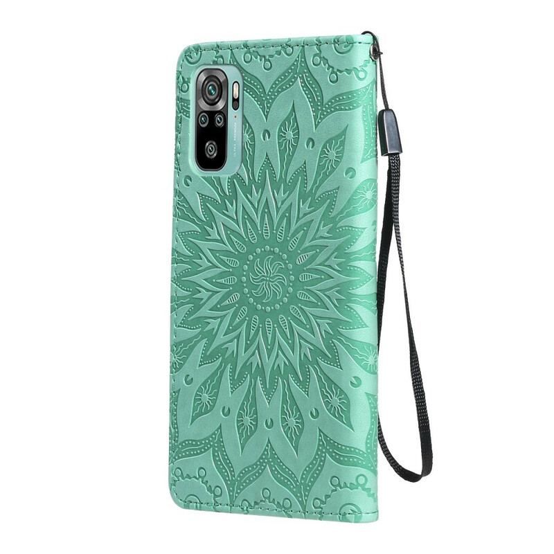 Flip Cover Xiaomi Redmi Note 10 5G Solblomst