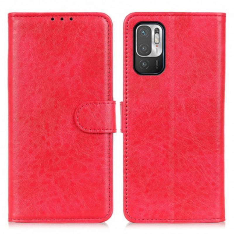 Flip Cover Xiaomi Redmi Note 10 5G Tekstureret Kunstlæder