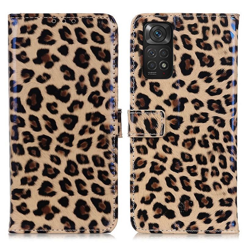 Flip Cover Xiaomi Redmi Note 11 / 11S Almindelig Leopard