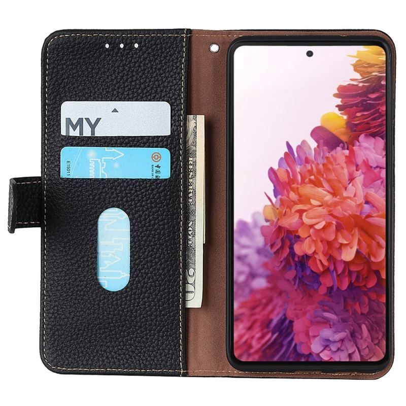 Flip Cover Xiaomi Redmi Note 11 / 11S Khazneh Litchi Læder