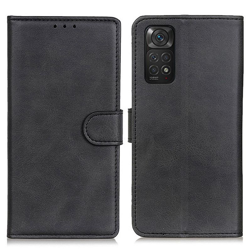 Flip Cover Xiaomi Redmi Note 11 / 11S Retro Mat Lædereffekt