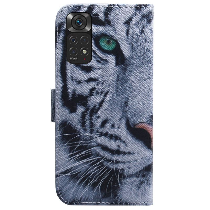 Flip Cover Xiaomi Redmi Note 11 / 11S Tiger Ansigt