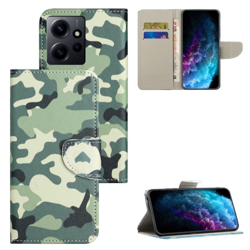 Flip Cover Xiaomi Redmi Note 12 4G Camouflage