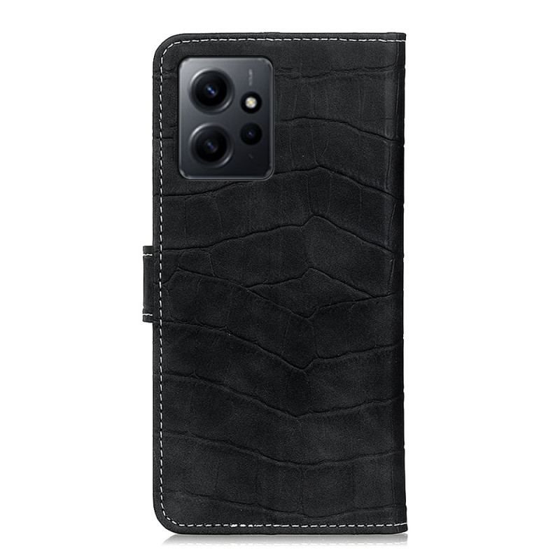 Flip Cover Xiaomi Redmi Note 12 4G Krokodille