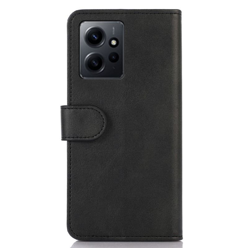 Flip Cover Xiaomi Redmi Note 12 4G Læder Effekt